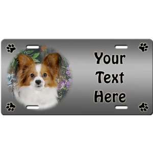  Papillon Personalized License Plate