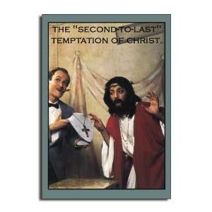 Temptation Of Christ   Set of 12 Humorous TalkBubbles Christmas Cards 
