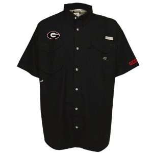   Georgia Bulldogs Black Bonehead Short Sleeve Shirt