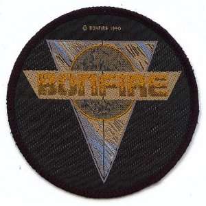  Bonfire Logo Heavy Metal Music Band Woven Patch 