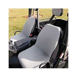   Gray Neoprene Seat Cover with Headrest Cover for Yamaha Rhino   Pair