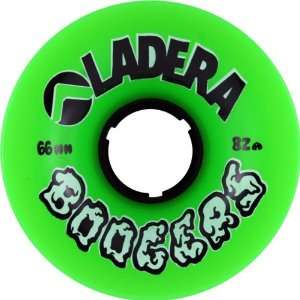  Ladera Boogers 66mm 82a Green Skate Wheels Sports 