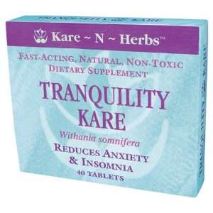  Kare N Herbs   Tranquility Kare, 200mg, 40 tablets Health 