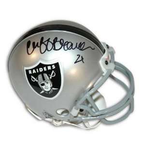  Autographed Cliff Branch Oakland Raiders Mini Helmet 