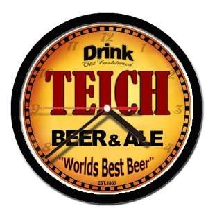  TEICH beer and ale cerveza wall clock 