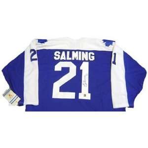  Borje Salming Autographed Jersey