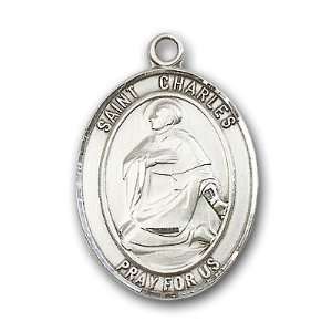  Sterling Silver St. Charles Borromeo Medal Jewelry