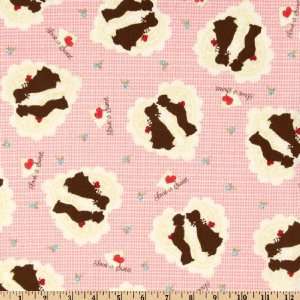  44 Wide Holly Hobbie Sweet Hearts In Love Pink Fabric By 