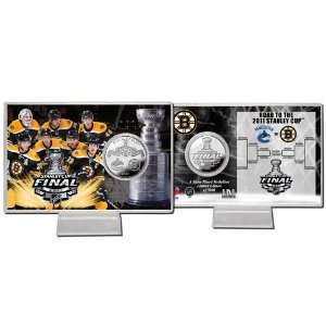  Boston Bruins 2011 Stanley Cup Final Bound Silver Coin 