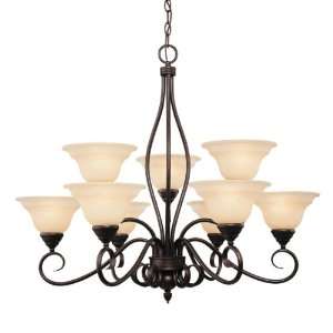 Savoy House KP 109 9 13 Oxford Collection 9 Light Chandelier, English 