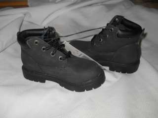 Ozark Trail Black Children Boots Boy PVC Nubuck Upper Sock Liner Dale 