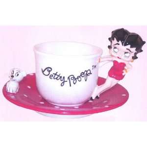 Betty Boop Tea Cup And Saucer By Pacific Enterprise   Classic Betty