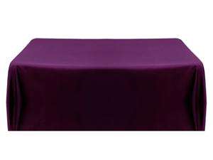 60x126 Rectangle POLYESTER tablecloth   12 COLORS  