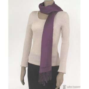  70 x 27 Scarf 100% Cashmere Solid rich color Everything 