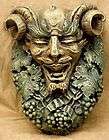 Gothic Mythical Pan Wall Sculpture Gargoyle Statue
