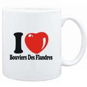  Mug White  I LOVE Bouviers Des Flandres  Dogs Sports 