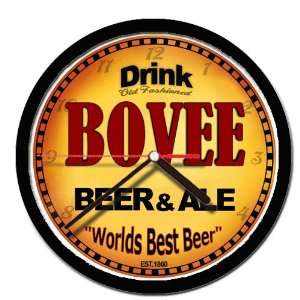  BOVEE beer and ale cerveza wall clock 