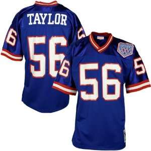 Mitchell & Ness New York Giants #56 Lawrence Taylor Royal Blue 