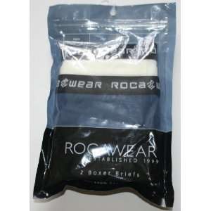  Rocawear Boys Boxer Briefs 2 Pack Size L 12/14 Navy/Off 