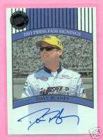2003 Press Pass Signings Dave Blaney Autograph  