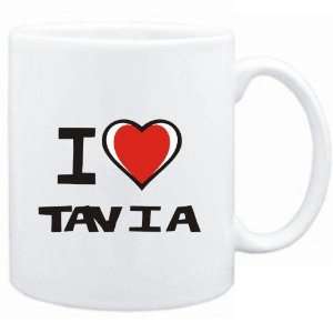  Mug White I love Tavia  Female Names