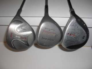 You are bidding on a set of mens right handed golf clubs. Set 