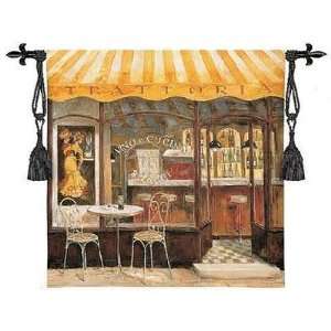  Italian Cafe Tapestry Style No Finial Black 44   101 