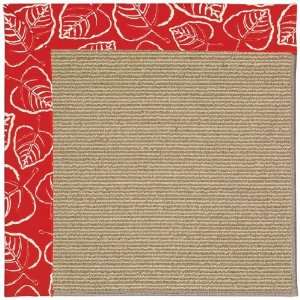  Capel Zoe Sisal Heritage Red Square 6.00 x 6.00 Area Rug 