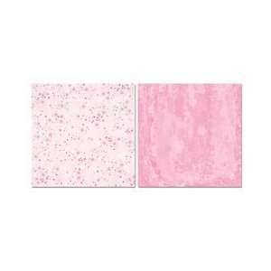   Baby Girl Collection   12 x 12 Double Sided Paper   Itsy Bitsy Flowers