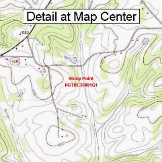  USGS Topographic Quadrangle Map   Stony Point, North 