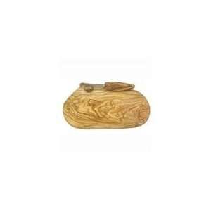  Berard Olive Wood Craftsmans Quality Butter Dish and 