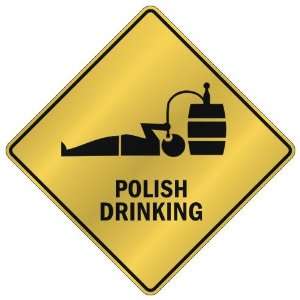    POLISH DRINKING  CROSSING SIGN COUNTRY POLAND
