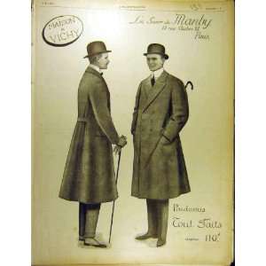  1911 Advert Maison Vichy Manby Paris Coat French Print 