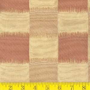  58 Wide Yarn Dye Check Cinnamon / Natural Fabric By The 