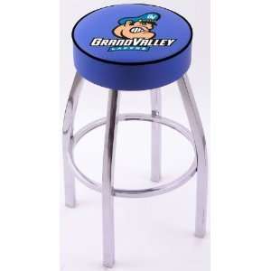 Grand Valley State University Steel Stool with 4 Logo Seat and L8C1 