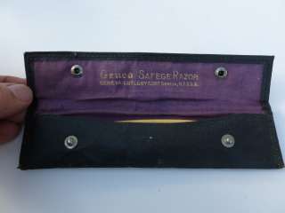 Genco Safege Straight Razor with Soft Case w/Guard  