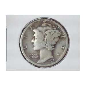  1925 Mercury Dime 