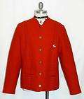 STEINBOCK ~ RED Women AUSTRIA Dress Cardigan Trench Coat Jacket 