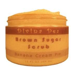  Brown Sugar Scrub, Banana Cream Pie 12 Oz Beauty