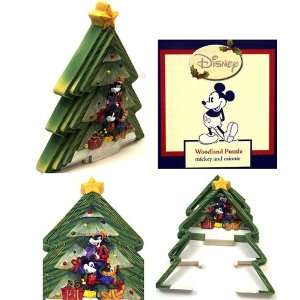  Disney Tree Puzzle Color Washed Wood