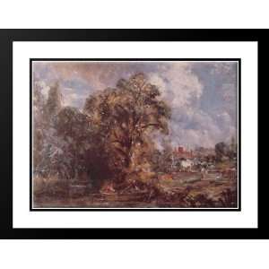  Constable, John 38x28 Framed and Double Matted Scene on a 