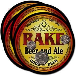  Rake, IA Beer & Ale Coasters   4pk 