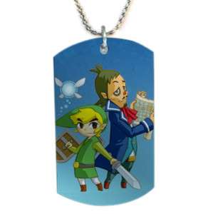 The Legend of Zelda Phantom Dog Tag Pendant Necklace  