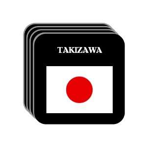  Japan   TAKIZAWA Set of 4 Mini Mousepad Coasters 