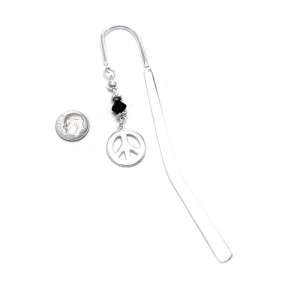   Fashion Hanging Charm Curved Silver Bookmark Book Mark Page Finder