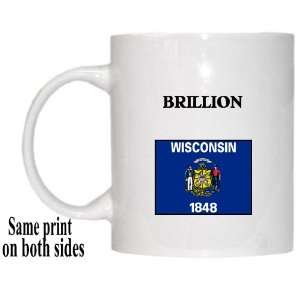    US State Flag   BRILLION, Wisconsin (WI) Mug 