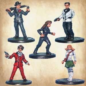  Pulp Characters British Agents (5) Toys & Games