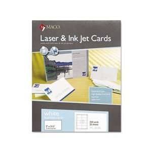  MACML8550 Maco® CARD,BUSINESS LASER,WHT