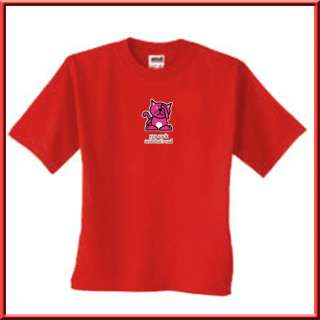 Red t shirts are available in sizes S   5X.