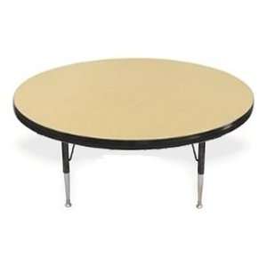  McCourt Manufacturing Round Activity Table with Black Edge 